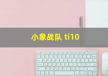 小象战队 ti10